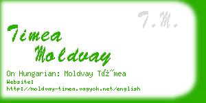 timea moldvay business card